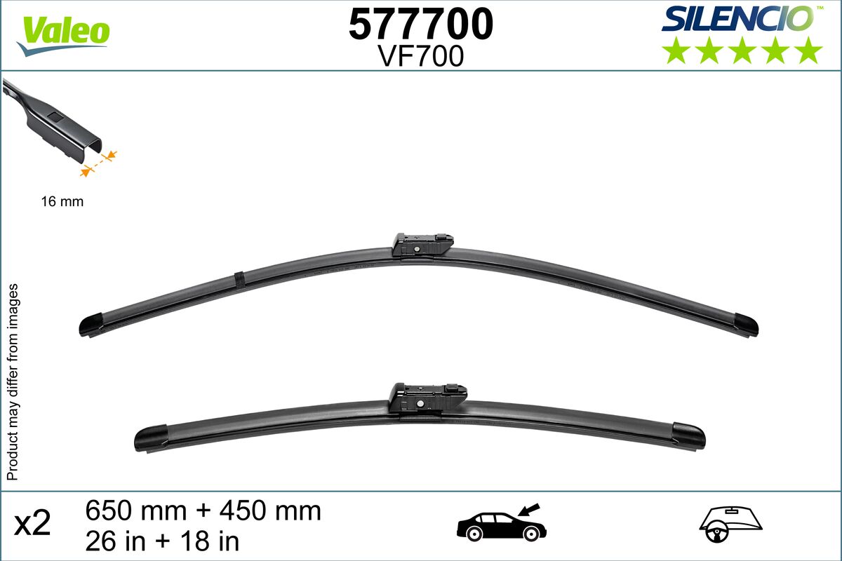Wiper Blade - 577700 VALEO